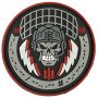 Шеврон ПВХ Зв'язок Black/Red