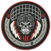 Шеврон ПВХ Зв'язок Black/Red