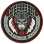 Шеврон ПВХ Зв'язок Black/Red