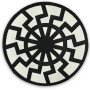 Шеврон ПВХ Black Sun Black/White