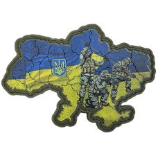 Шеврон ПВХ Мапа Слава ЗСУ Yellow/Blue Шеврон ПВХ Мапа Слава ЗСУ Yellow/Blue