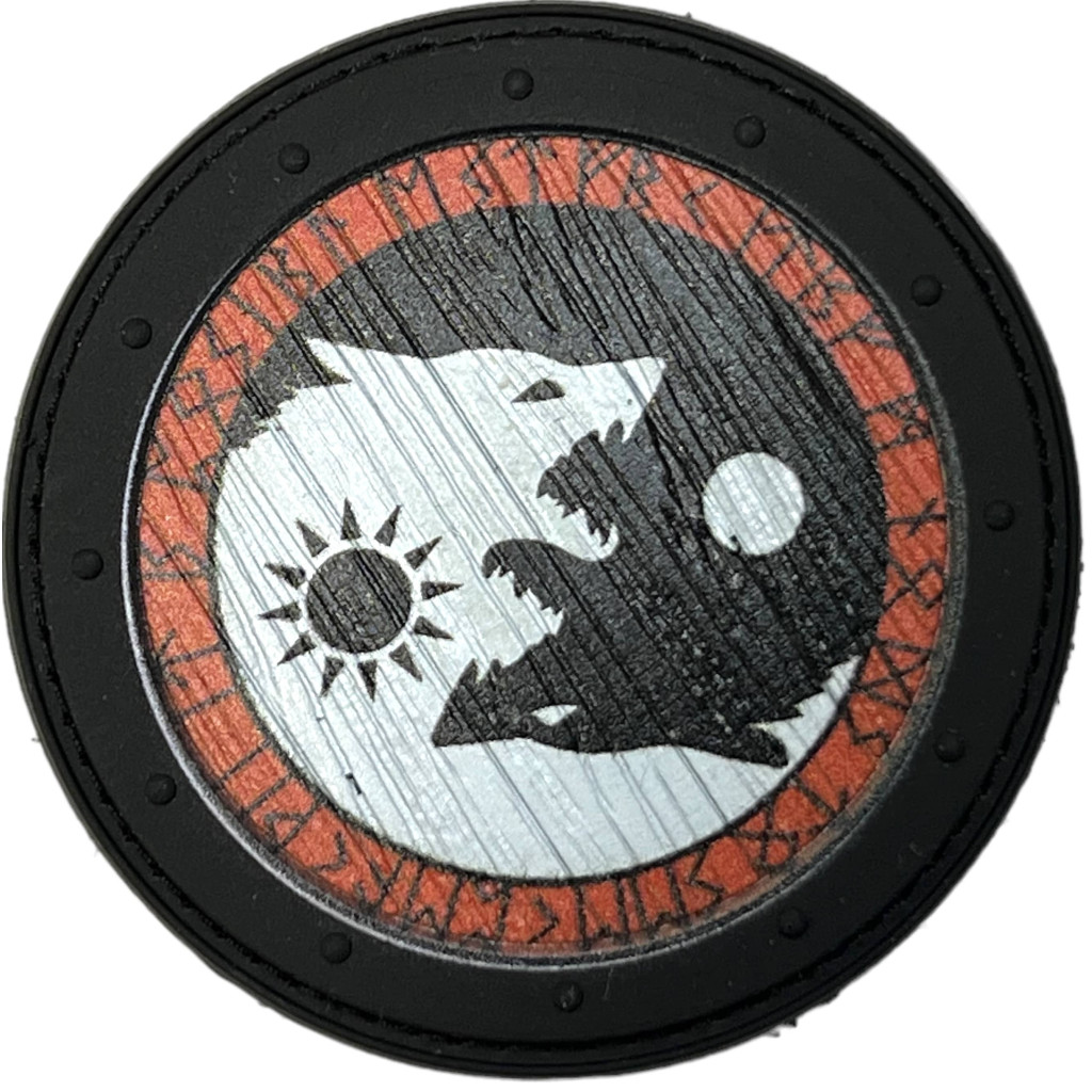 Шеврон ПВХ Yin Yan Black