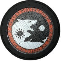 Шеврон ПВХ Yin Yan Black