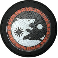 Шеврон ПВХ Yin Yan Black