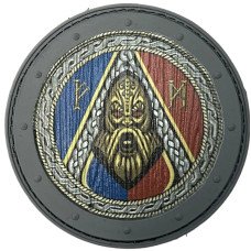 Шеврон ПВХ God Of War Grey