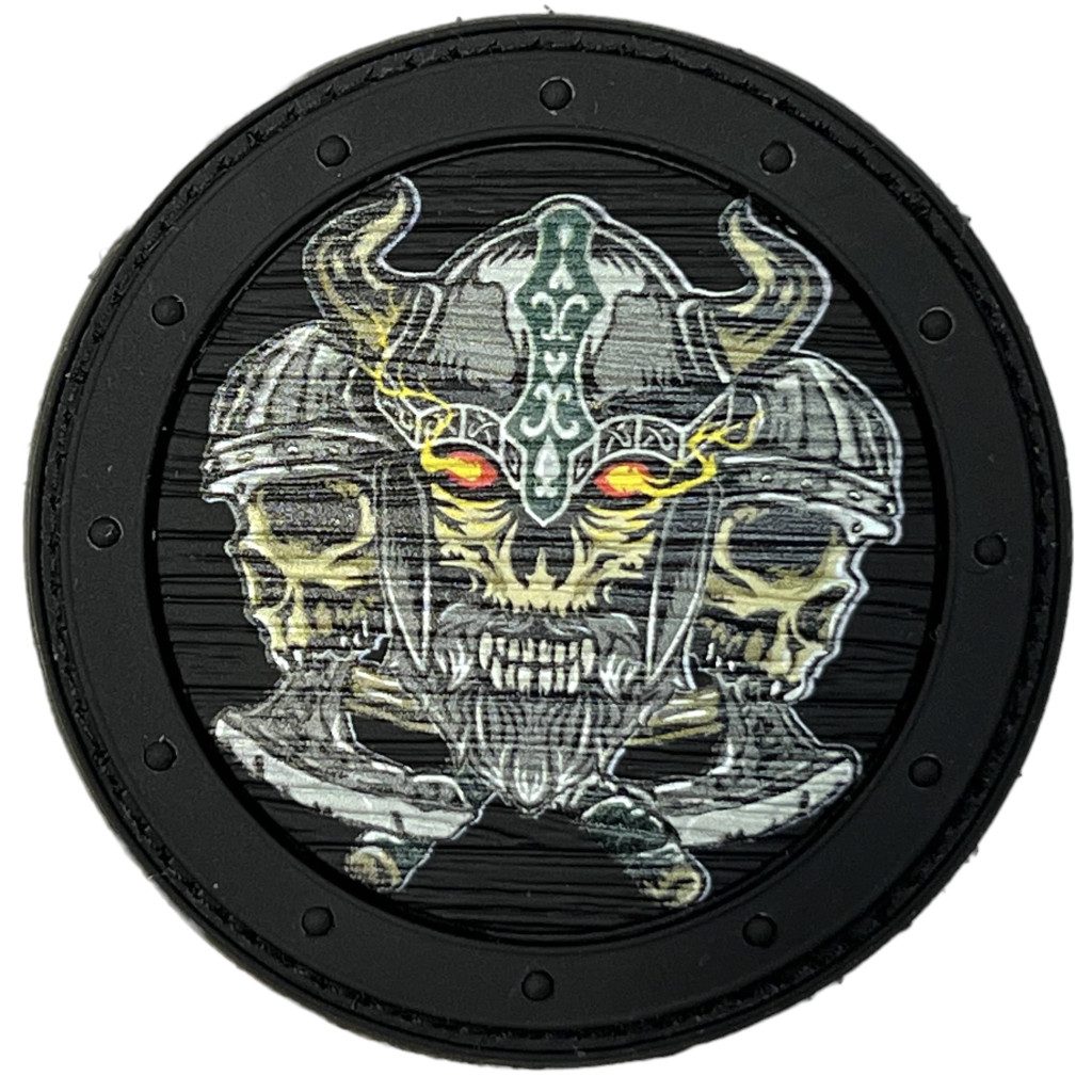 Шеврон ПВХ Вікінги Black