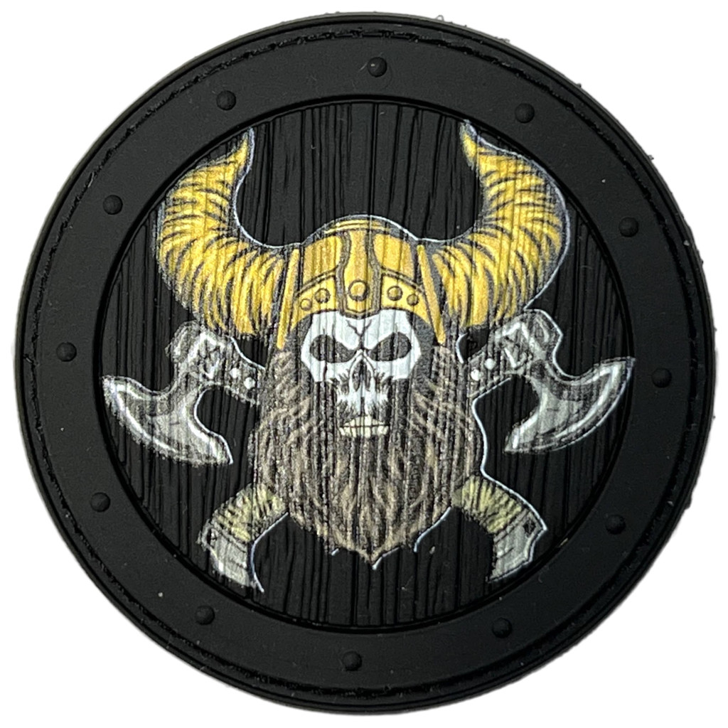 Шеврон ПВХ Viking Beard Black 