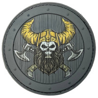 Шеврон ПВХ Viking Beard Grey