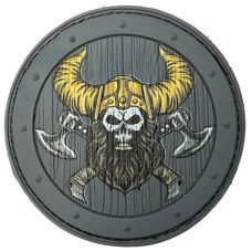 Шеврон ПВХ Viking Beard Grey