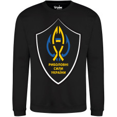 Світшот GANK Риболовні сили України Black