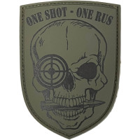 Шеврон ПВХ One Shot Olive/Black