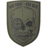 Шеврон ПВХ One Shot Olive/Black