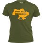 Футболка GANK Моя хата всюди Olive