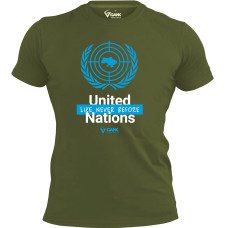 Футболка GANK United Nations Olive
