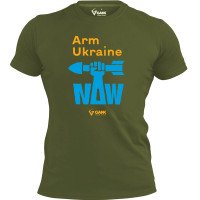 Футболка GANK Arm Ukraine Olive