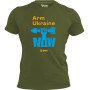 Футболка GANK Arm Ukraine Olive