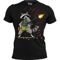 Футболка Єнот з покемоном GANK Black