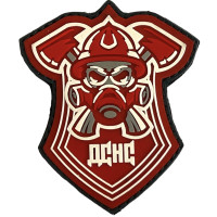 Шеврон ПВХ Рятівник Red/White