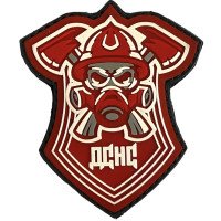 Шеврон ПВХ Рятівник Red/White