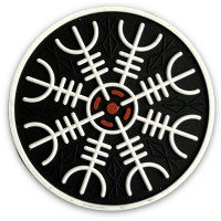 Шеврон ПВХ Шолом Жаху Black/White/Red