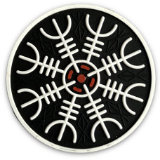 Шеврон ПВХ Шолом Жаху Black/White/Red
