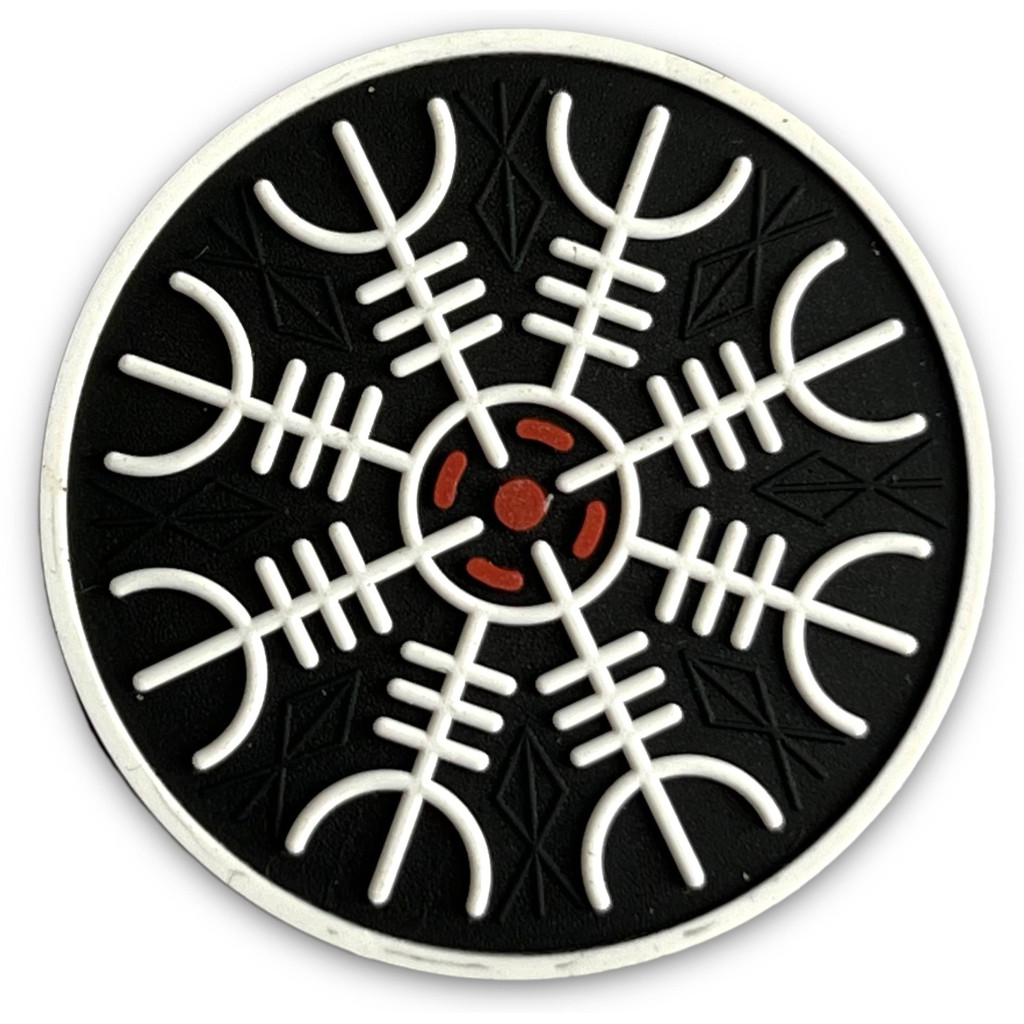 Шеврон ПВХ Шолом Жаху Black/White/Red