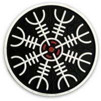 Шеврон ПВХ Шолом Жаху Black/White/Red