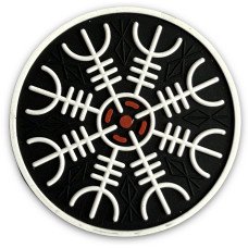 Шеврон ПВХ Шолом Жаху Black/White/Red