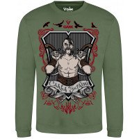 Світшот GANK Запорозький козак Olive