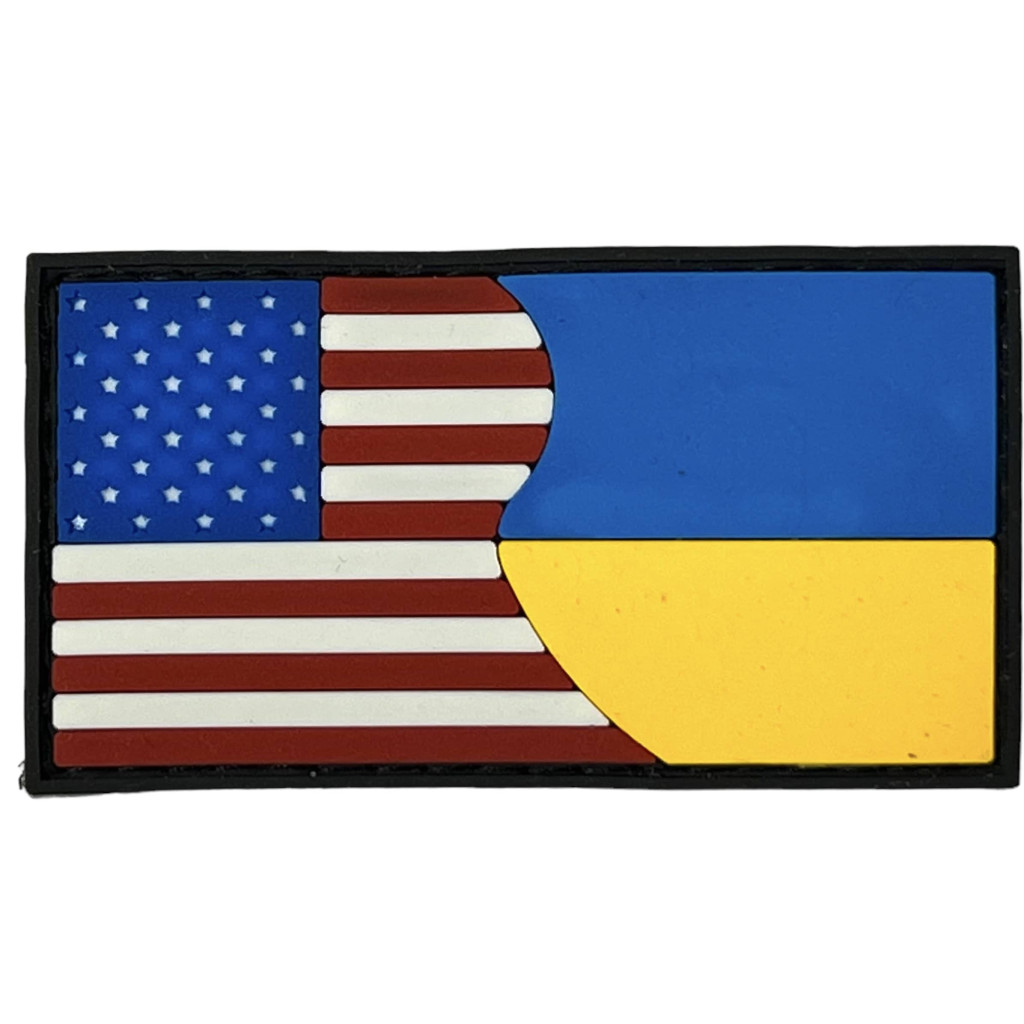 Шеврон ПВХ Прапор Ukraine/USA 