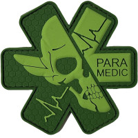 Шеврон ПВХ Парамедик Green