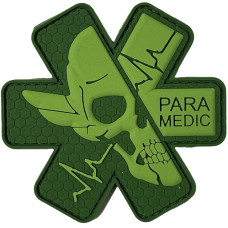 Шеврон ПВХ Парамедик Green