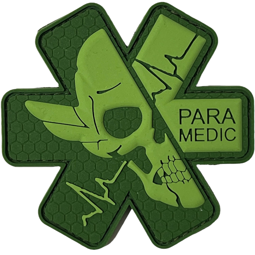 Шеврон ПВХ Парамедик Green