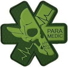 Шеврон ПВХ Парамедик Green