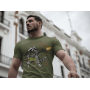 Футболка Єнот з покемоном GANK Olive