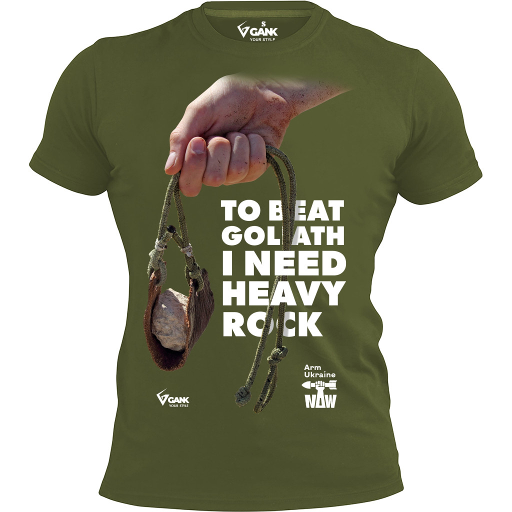 Футболка GANK Голіаф Olive