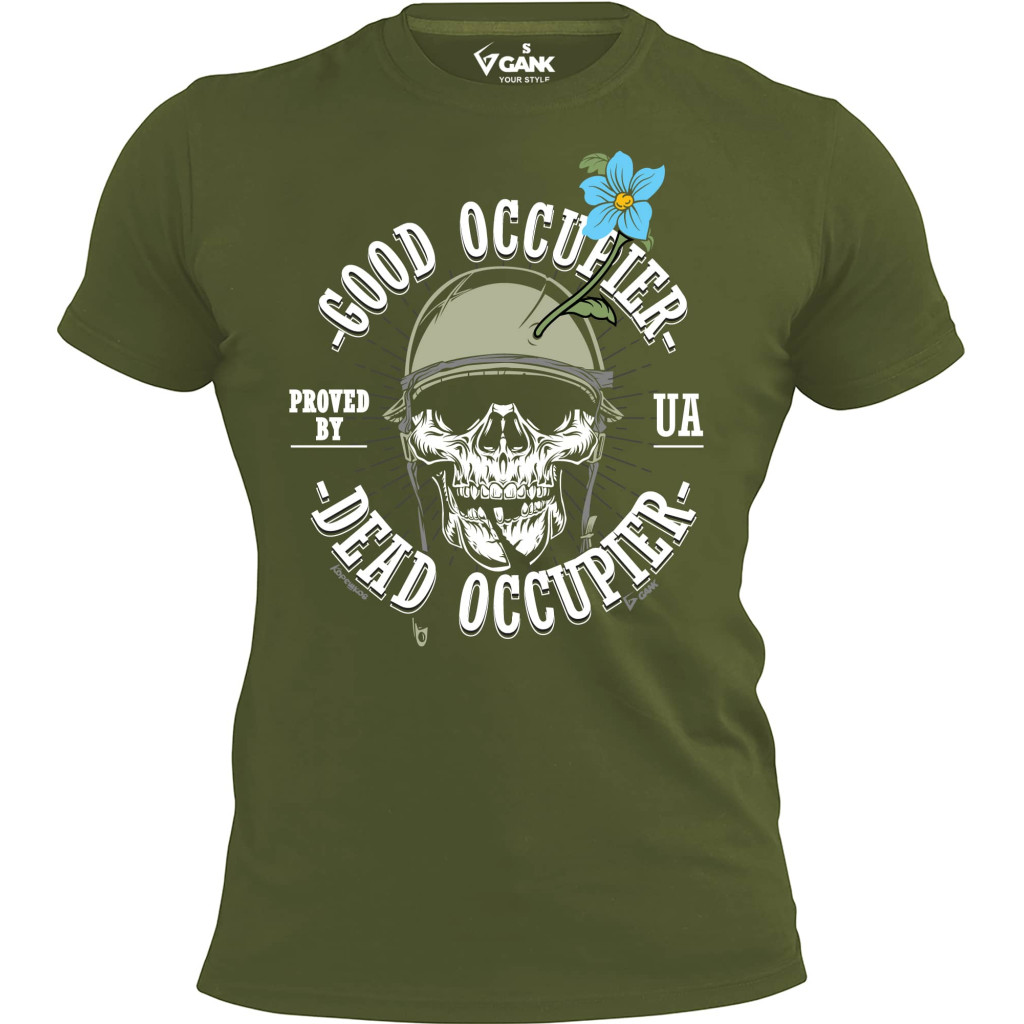 Футболка Say Паляниця or Die GANK Olive