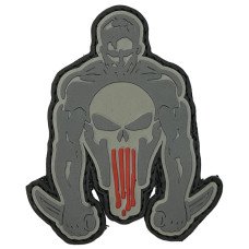 Шеврон ПВХ Каратель Grey