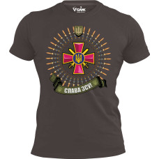 Футболка GANK Слава ЗСУ Brown