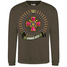Світшот GANK Слава ЗСУ Army Olive
