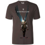 Футболка Never Walk Alone GANK Brown