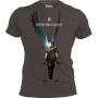 Футболка Never Walk Alone GANK Brown
