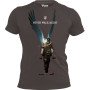 Футболка Never Walk Alone GANK Brown