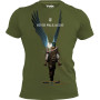 Футболка Never Walk Alone GANK Olive