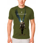 Футболка Never Walk Alone GANK Olive