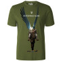 Футболка Never Walk Alone GANK Olive