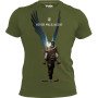 Футболка Never Walk Alone GANK Olive