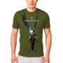 Футболка Never Walk Alone GANK Olive