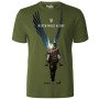 Футболка Never Walk Alone GANK Olive
