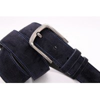 Ремінь класичний KREMEN  dark blue 013